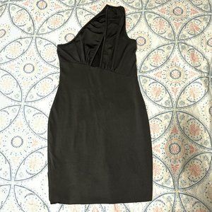Black Bodycon Maxi Dress - Size S